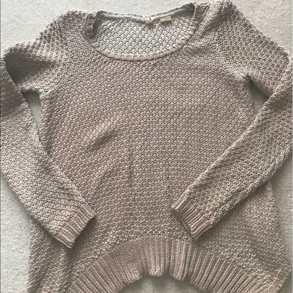 MOTH bronze metallic sweater